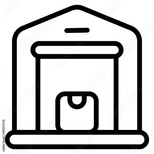 Storage Line Icon