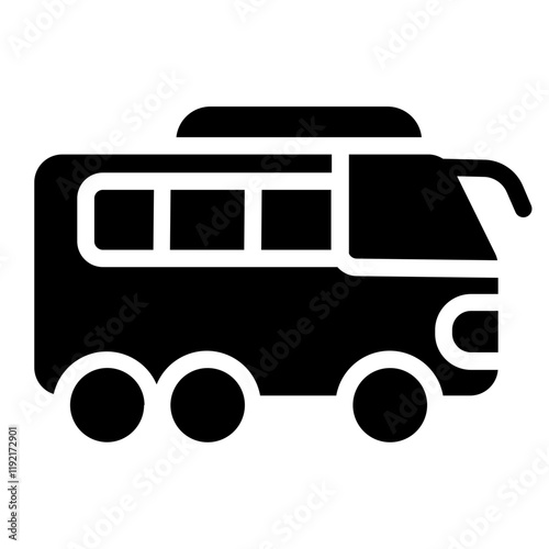 Sustainable transport Solid Icon