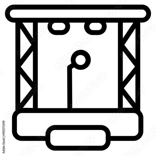 Talent show Line Icon