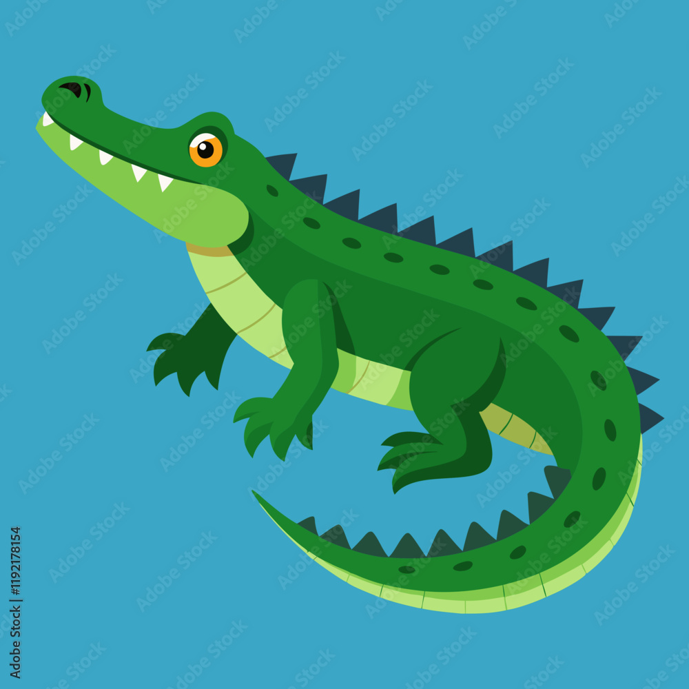 Obraz premium alligator vector