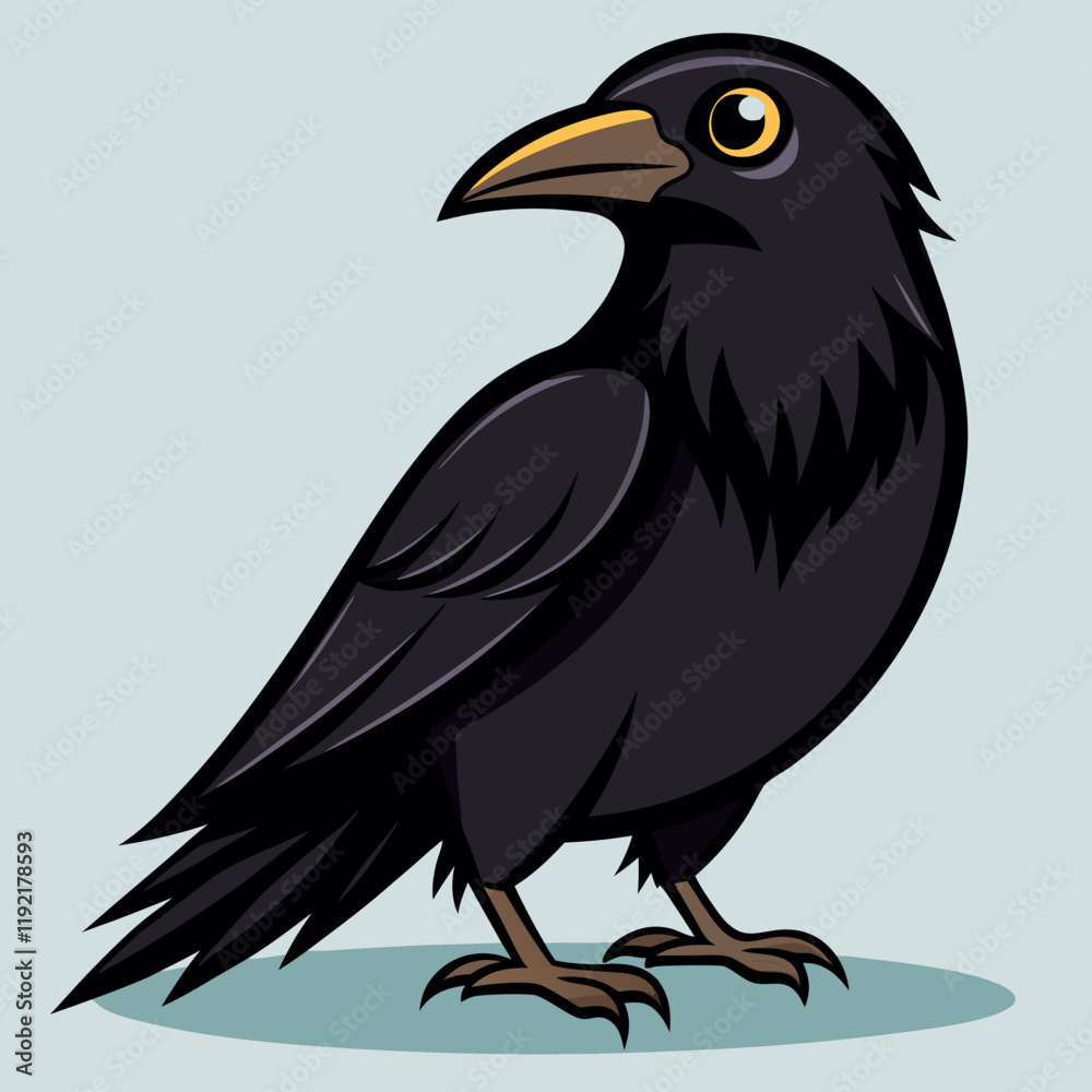 Obraz premium crow illustration