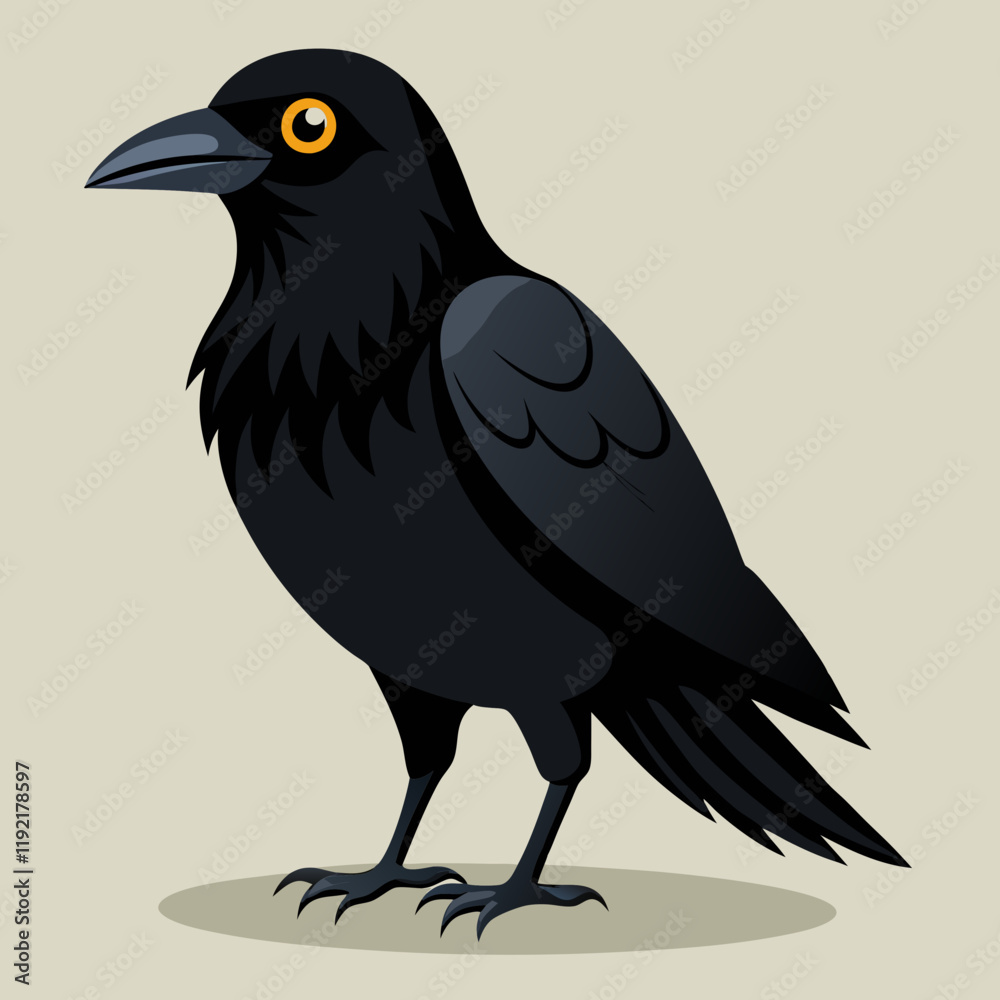 Fototapeta premium crow vector