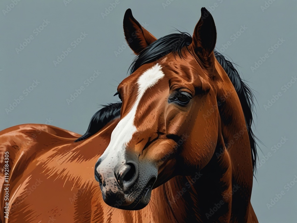 Obraz premium portrait of a horse