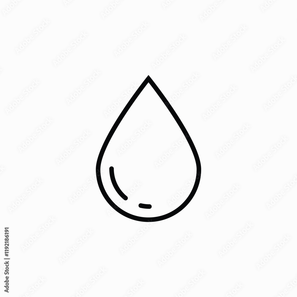 Water drop icon, aqua, droplet, gas, liquid, oil, rain, drop vector, flat style logo fully editable template Water drop icon, aqua, droplet, gas, liquid, oil, rain, drop vector, flat style logo fully editable template