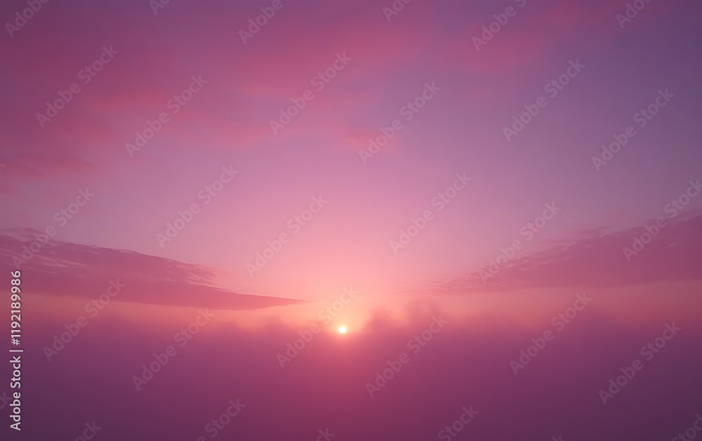 Pink sunset over cloudscape. Pink sunset over cloudscape.