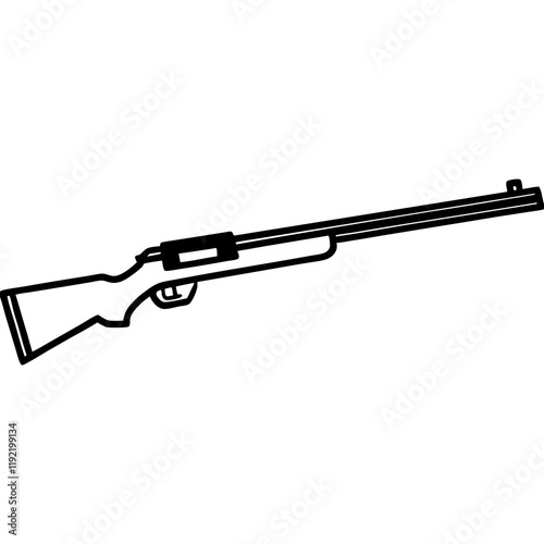 hand holding gun vector illustration art