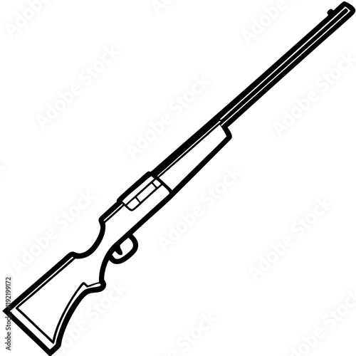 hand holding gun vector illustration art