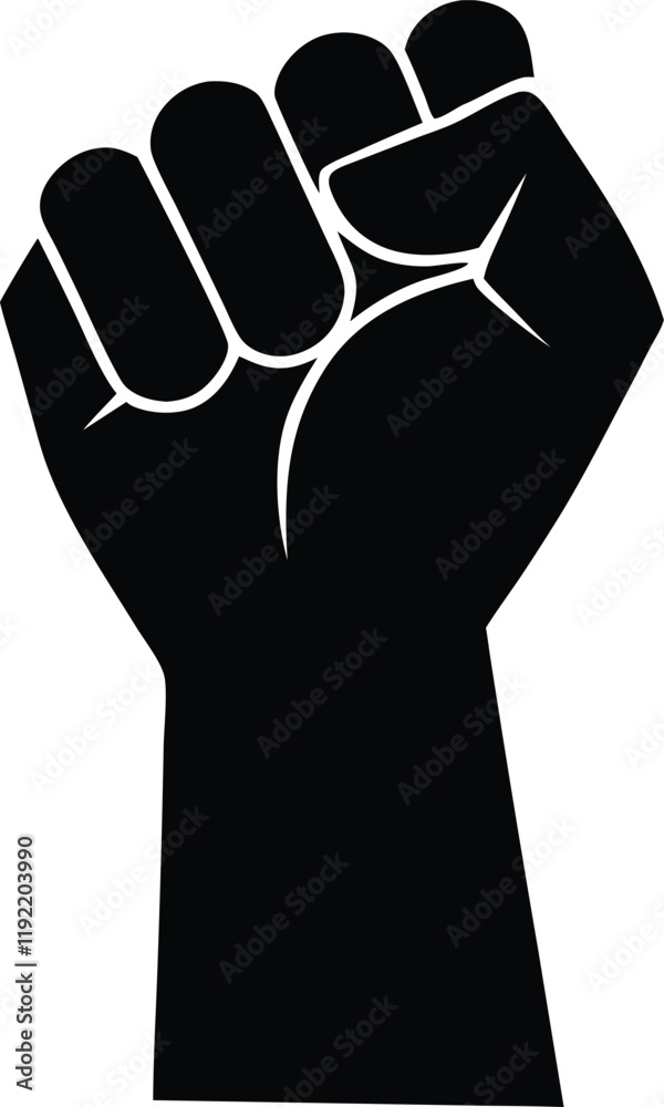 Anger freedom fist silhouette,Anger freedom fist flat vector icon design Anger freedom fist silhouette,Anger freedom fist flat vector icon design