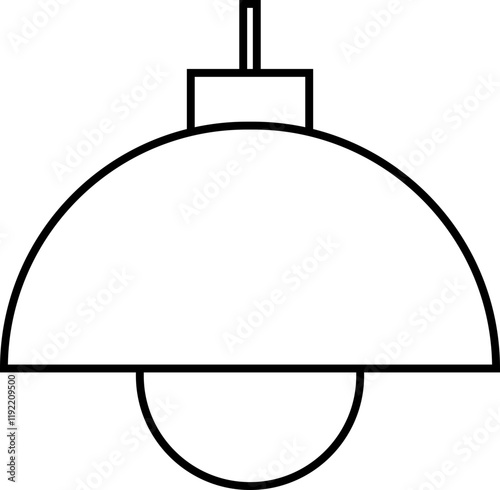 Lamp Silhouettes icon, Lighting Fixtures vector of graphic design elements modern interior equipment. Chandeliers, used for Interior Design and Home Decoration, styles, on transparent background