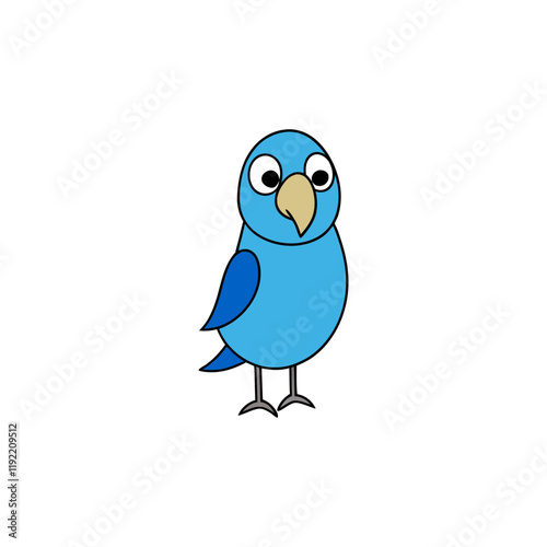 Parakeet Cartoon vector