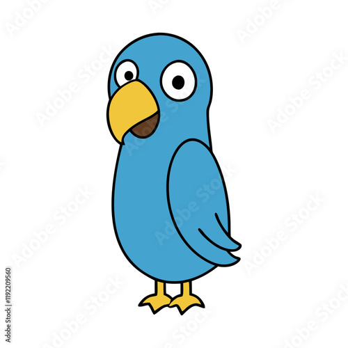 Parakeet Cartoon vector