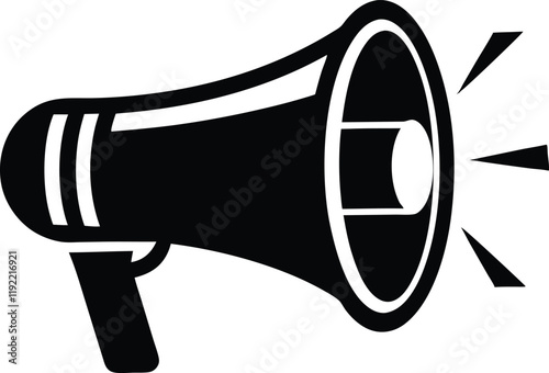 speaker megaphone icon silhouette,speaker megaphone vector