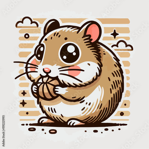 hamsters illustration 