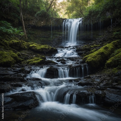 waterfall in the woods