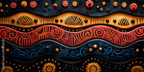3d design african symbolism ethnic background