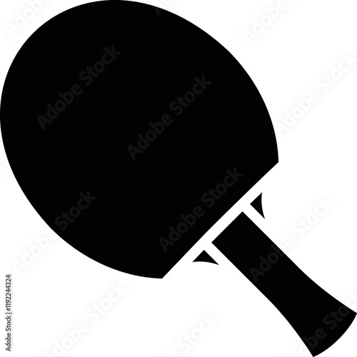 Simple vector icon ping pong
