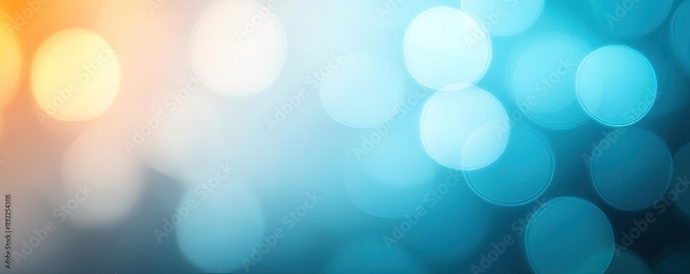 Fototapeta premium Blurred abstract background concept. A vibrant abstract background with colorful bokeh lights creating a dreamy atmosphere.