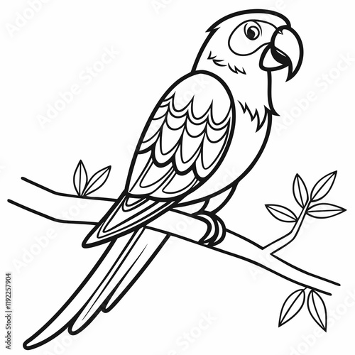 bird coloring page ,kids coloring page , coloring page for kids, animal coloring page, KDP, Animal Coloring Page For Kids