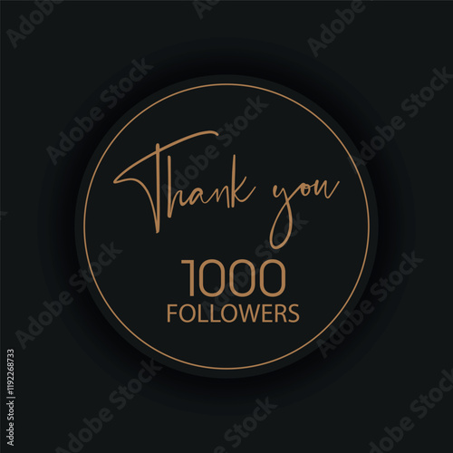 Thank you 1000 followers card	