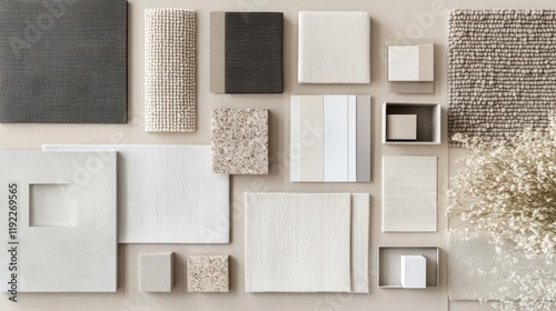 Neutral Tones Interior Design Mood Board