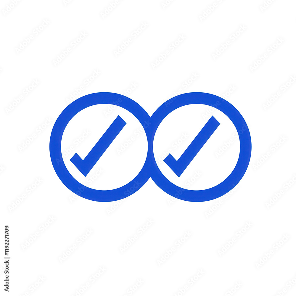 Celebrating success two check marks emblem transparent background for positive impact Celebrating success two check marks emblem transparent background for positive impact