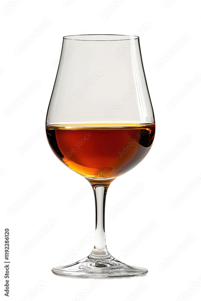 a round glass of whiskey, isolated on transparent background a round glass of whiskey, isolated on transparent background