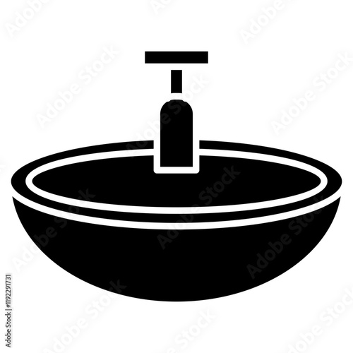 Sink  Icon Element For Design