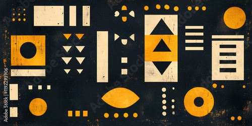 african pattern ethnic symbol background