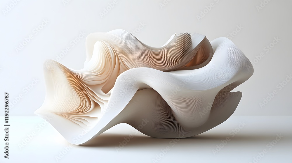 Dynamic abstract sculpture modern art gallery 3d design minimalist space close-up contemporary aesthetics Dynamic abstract sculpture modern art gallery 3d design minimalist space close-up contemporary aesthetics