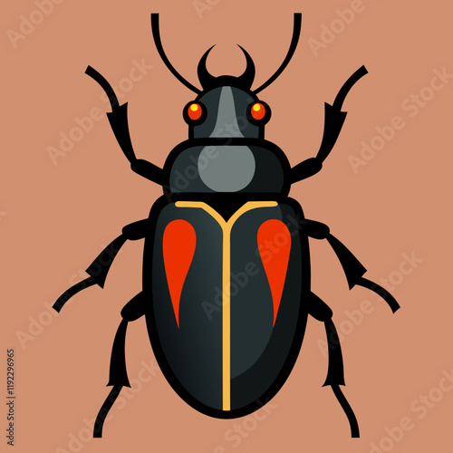 beetle vector