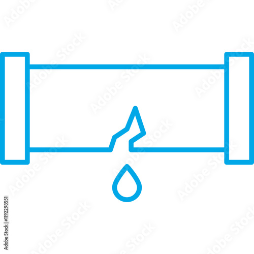 Fuel Leakage icon single vector illustration