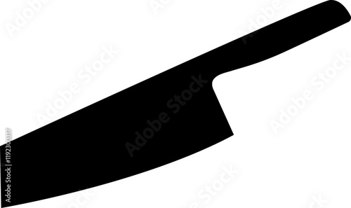 Cooking Knife blade silhouette