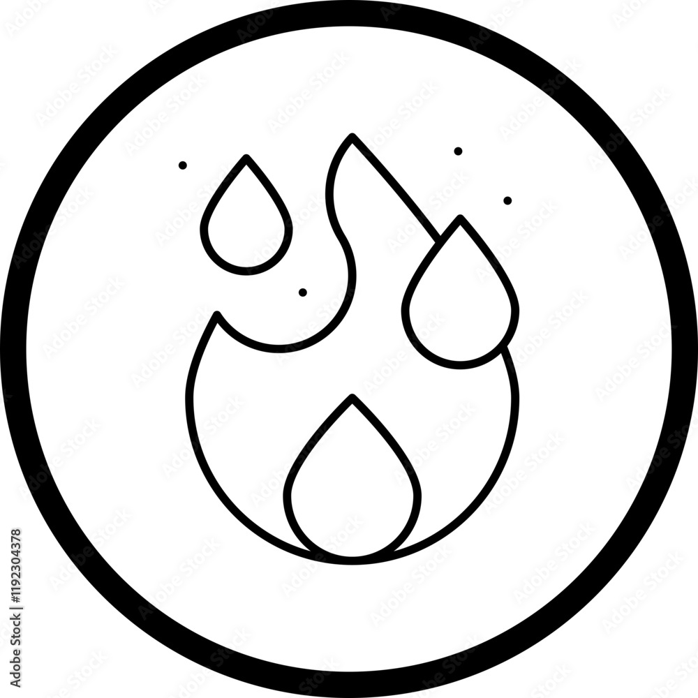 Fire icon single vector illustration Fire icon single vector illustration