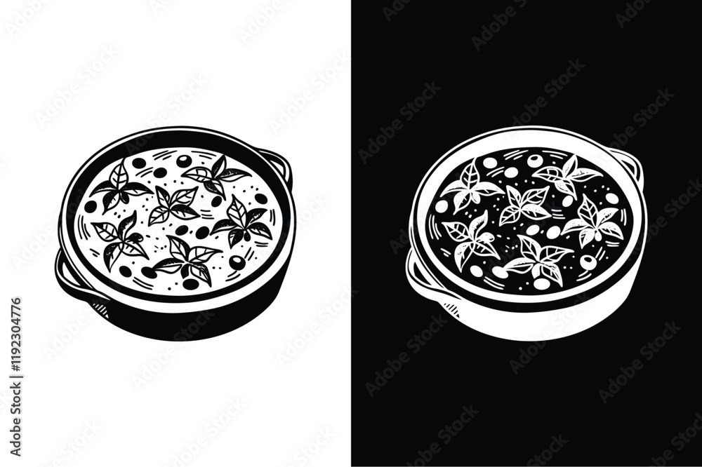 Frittata icon vector on White Background ,Vector Art Illustration on white background. Frittata icon vector on White Background ,Vector Art Illustration on white background.