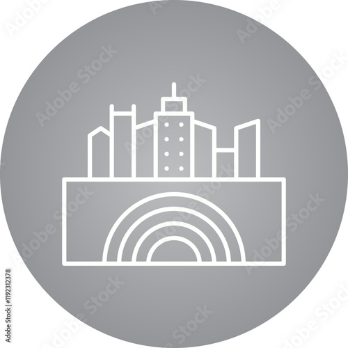 Earthquake I icon single vector illustration