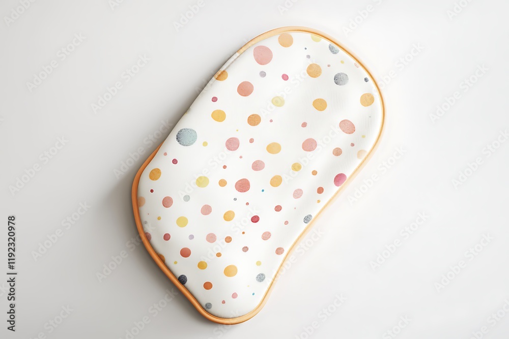High-definition oven mitt with a whimsical dot pattern, 3D rendered with soft shadows and clean sharp focus on white. Full ultra HD, High-definition oven mitt with a whimsical dot pattern, 3D rendered with soft shadows and clean sharp focus on white. Full ultra HD,