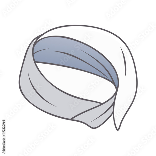 headscarf vector icon, headscarf vector illustration - simple illustration of headscarf, perfect for headscarf logos and icons