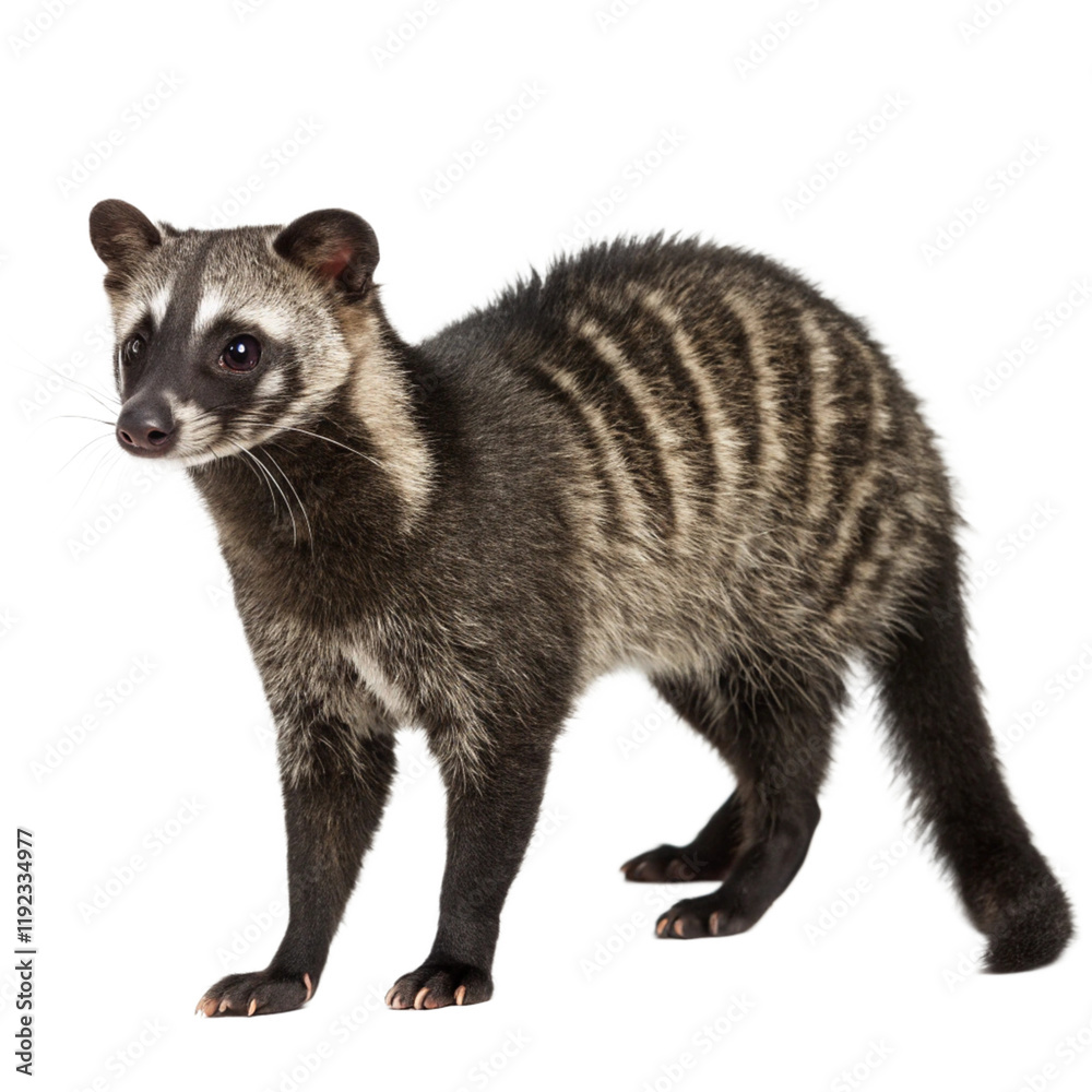 Fototapeta premium Asian Palm Civet AI Generated Image