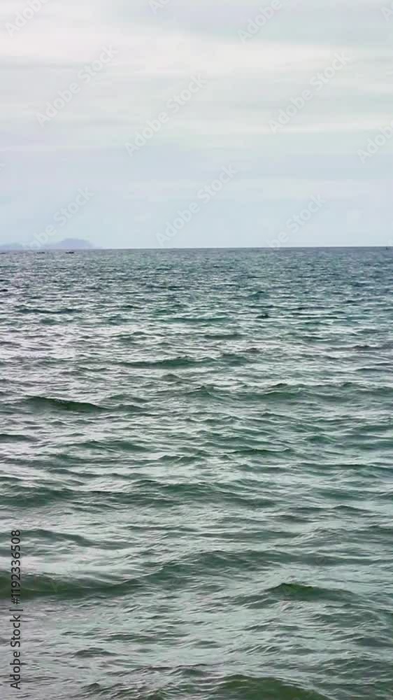 Serene Water Surface Texture of a Calm Lake or Ocean