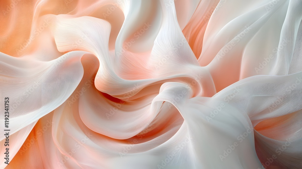 Flowing silk texture textile studio background image soft colors close-up view elegant design concept Flowing silk texture textile studio background image soft colors close-up view elegant design concept