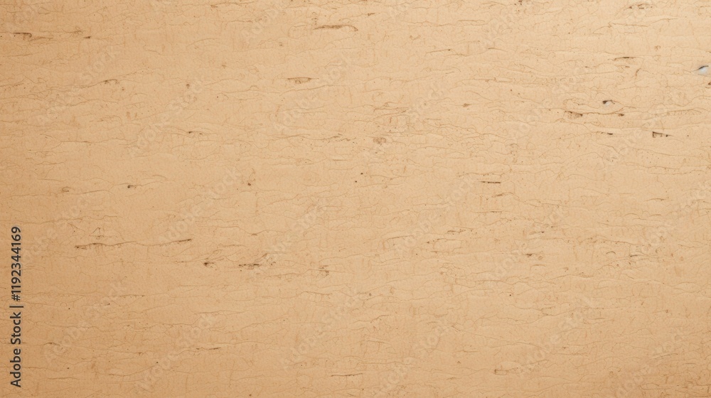 Fototapeta premium Cream Recycled Kraft Paper Background Texture for Crafting and Design Projects, Ideal for Vintage and Natural Themes
