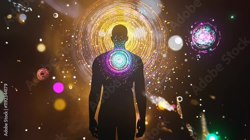 Cosmic Being: A Digital Exploration of the Human Spirit