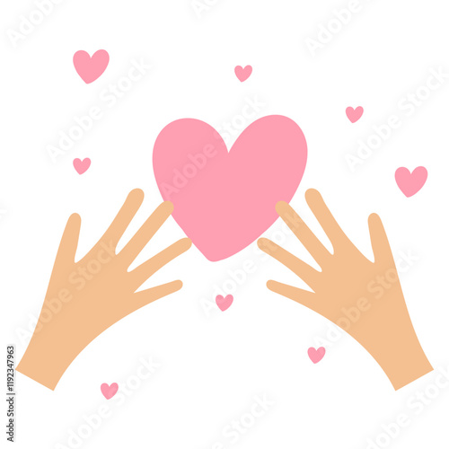 Kindness Hand Illustration