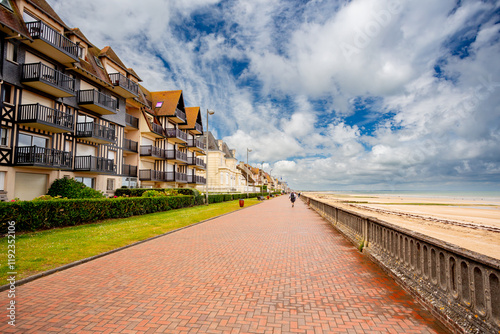 Photos Cabourg, France. Marcel Proust promenade