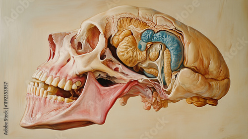 A labeled anatomical illustration of the parathyroid glands, focusing on their function in regulating parathyroid hormone (PTH) levels. photo