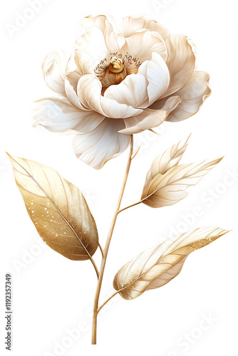 Beautiful Flower Clipart Vector Illustration - Floral Design for Graphics