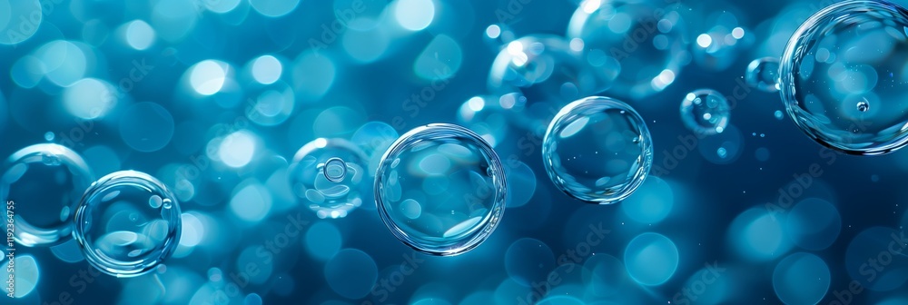 Blue background with large bubbles of varying sizes, arranged in a random pattern, creating a dynamic and visually appealing composition. Blue background with large bubbles of varying sizes, arranged in a random pattern, creating a dynamic and visually appealing composition.