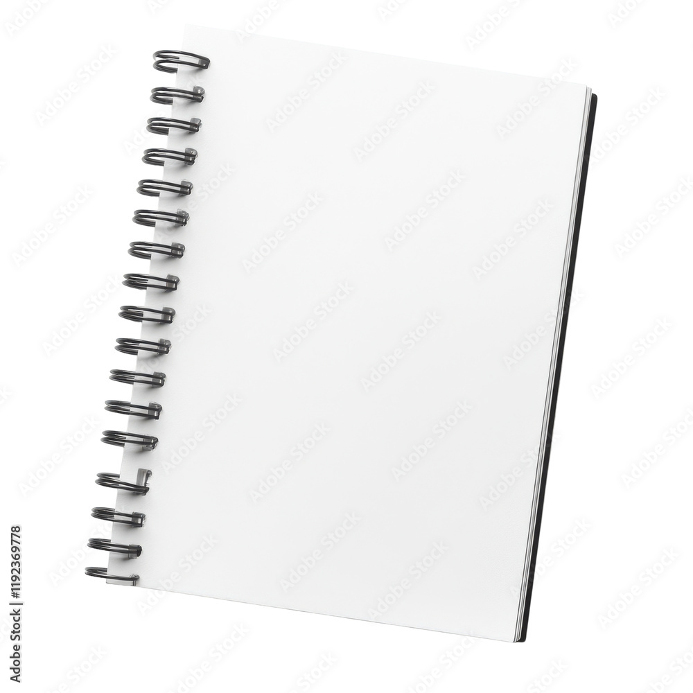 Blank Notepad for Ideas and Notes on transparent background. Blank Notepad for Ideas and Notes on transparent background.