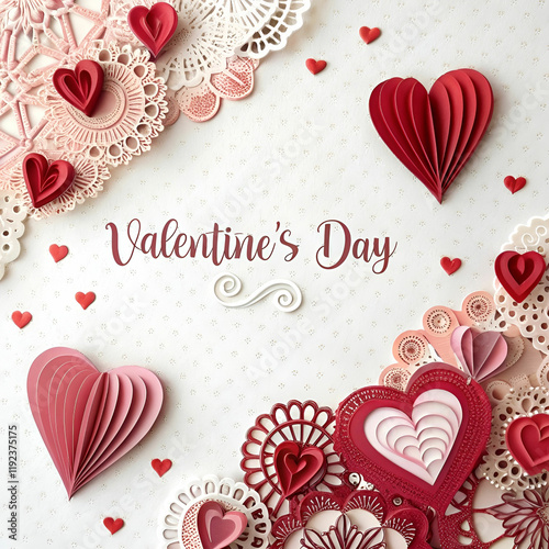 happy valentines day illustration romantic