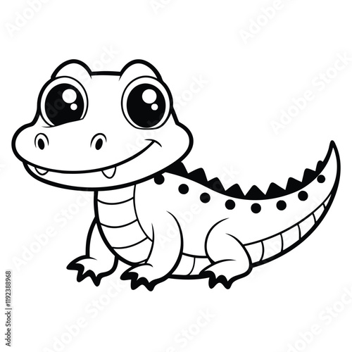  alligator simple icon